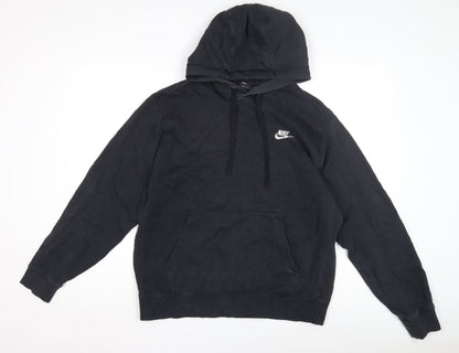 Mens UK Size M Nike Black Pullover Hoodie