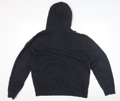 Mens UK Size M Nike Black Pullover Hoodie