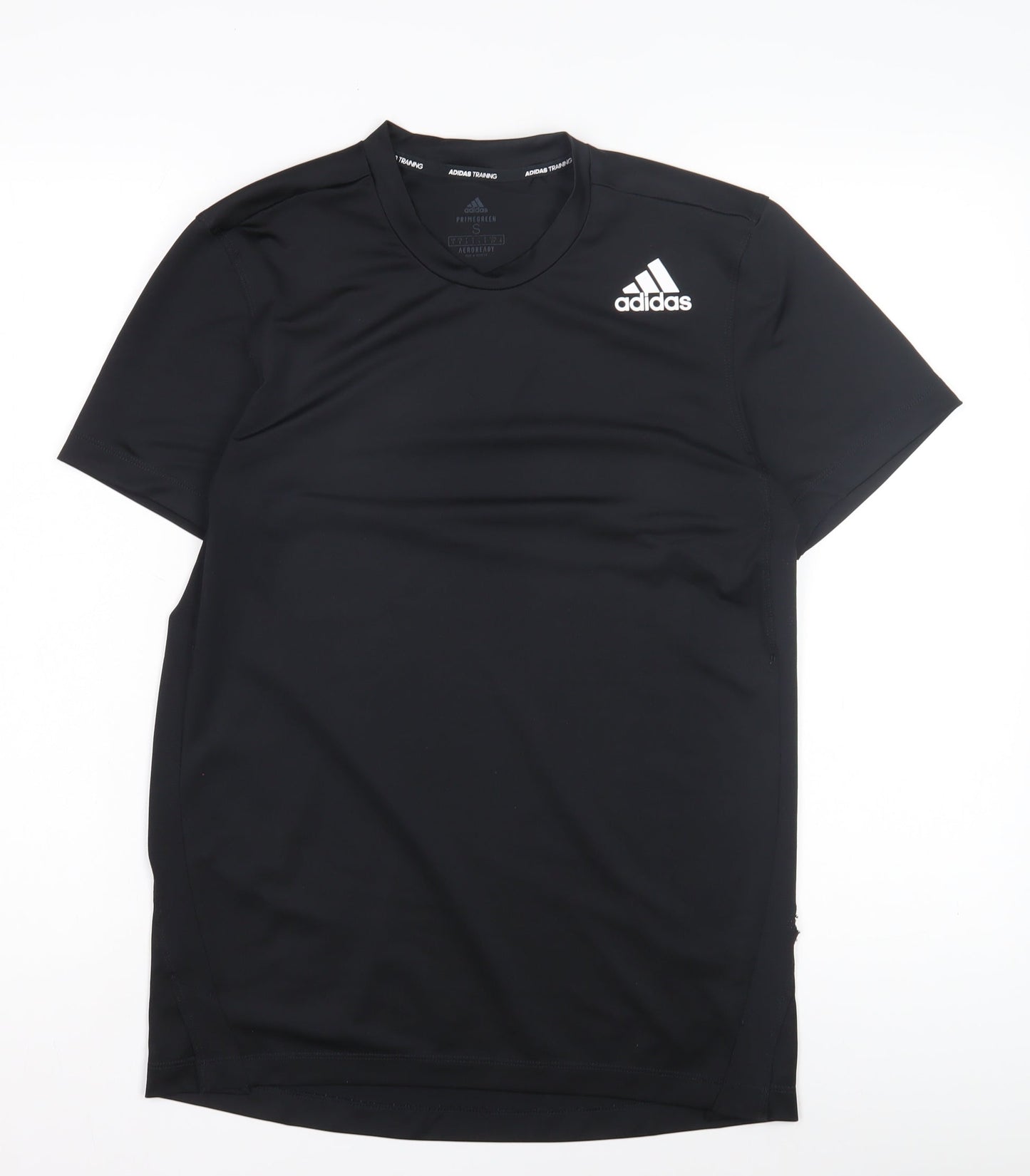Adidas Boys Black T-Shirt, Size S, Sports Jersey, Activewear