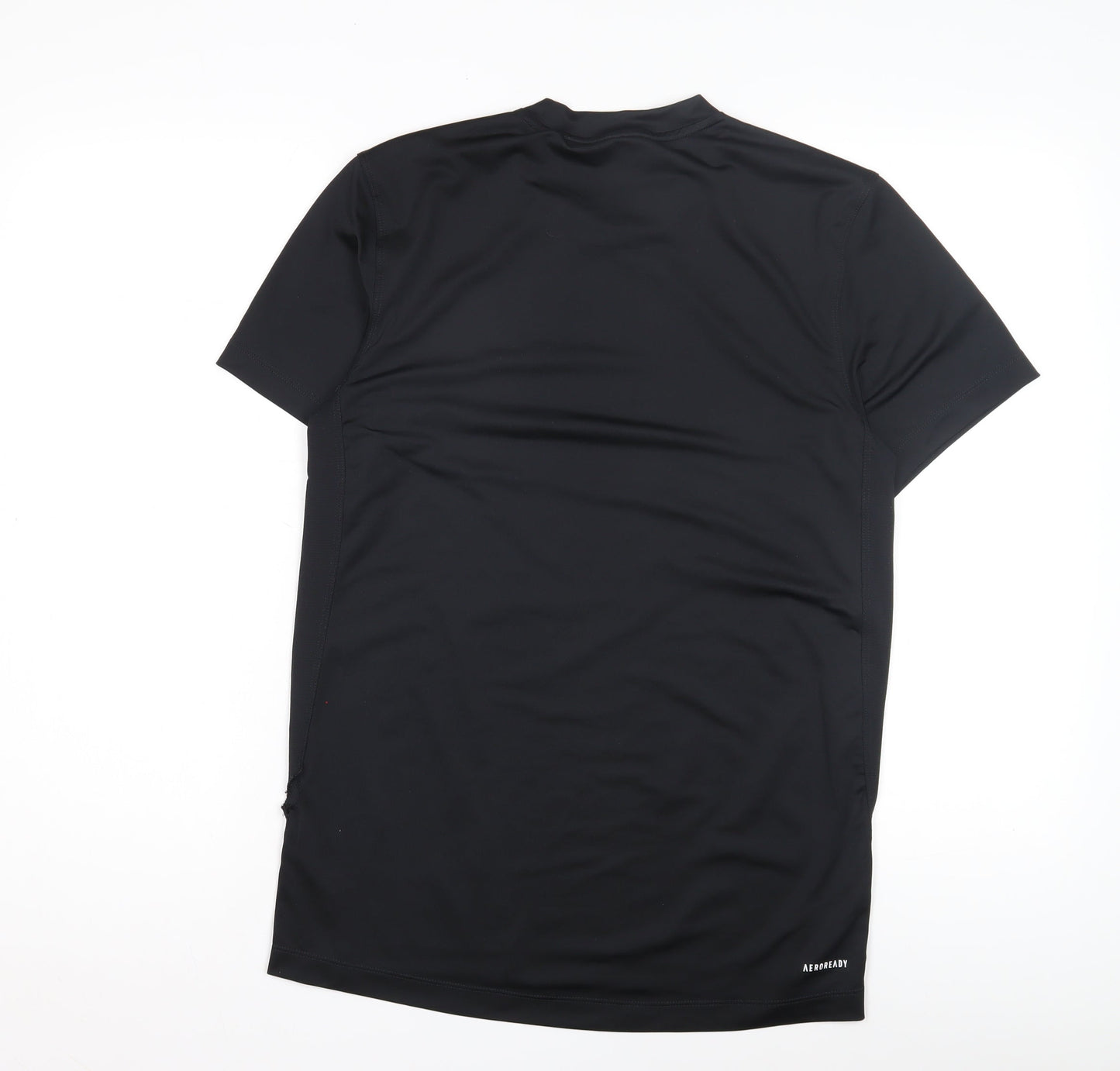 Adidas Boys Black T-Shirt, Size S, Sports Jersey, Activewear