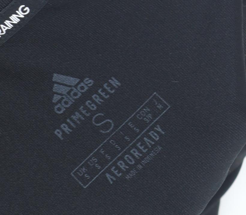 Adidas Boys Black T-Shirt, Size S, Sports Jersey, Activewear
