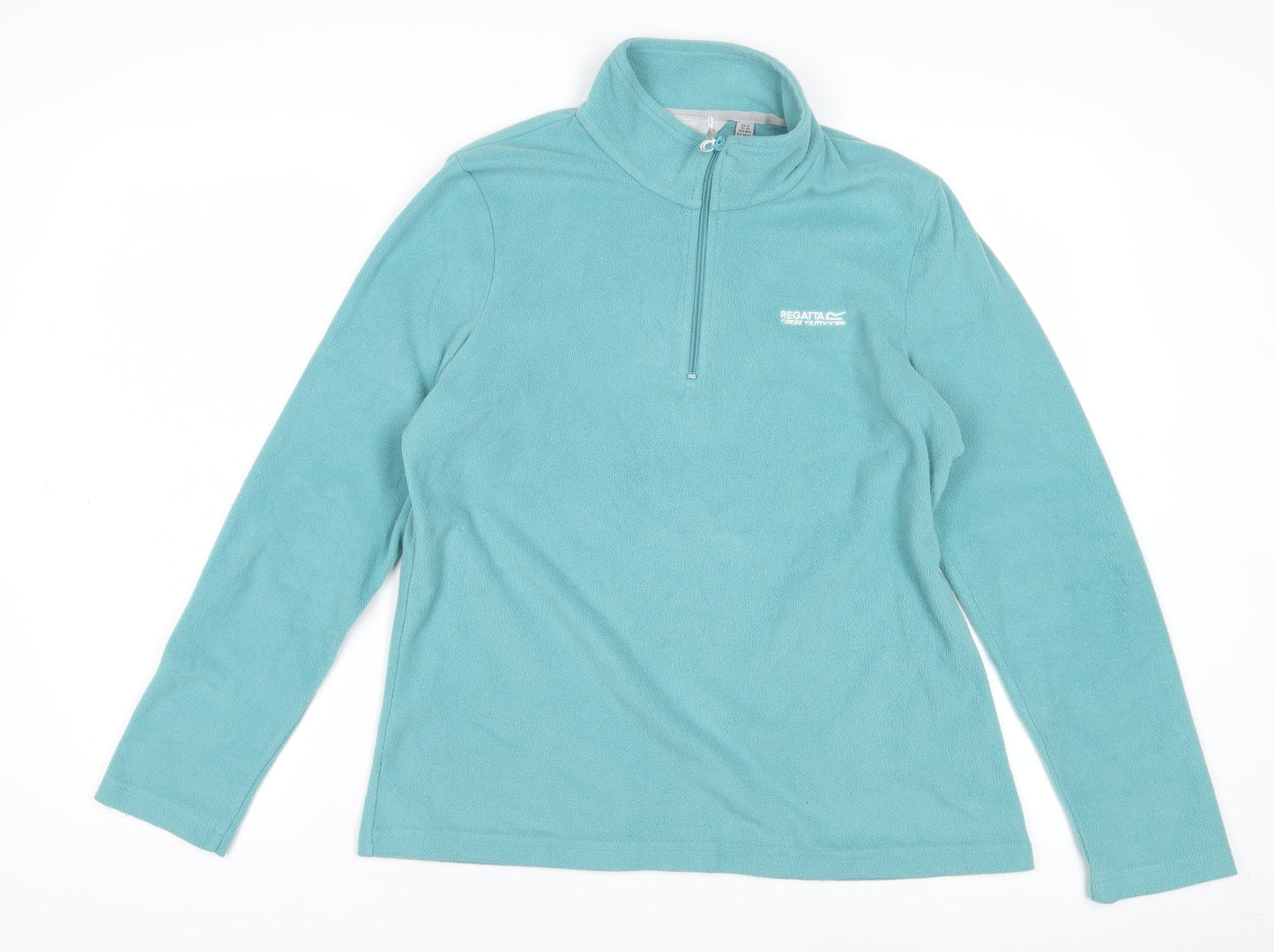 Regatta Women's Blue Fleece Zip Sweatshirt Size 12