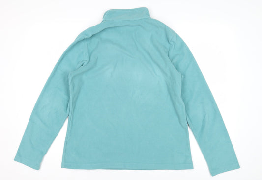 Regatta Women's Blue Fleece Zip Sweatshirt Size 12