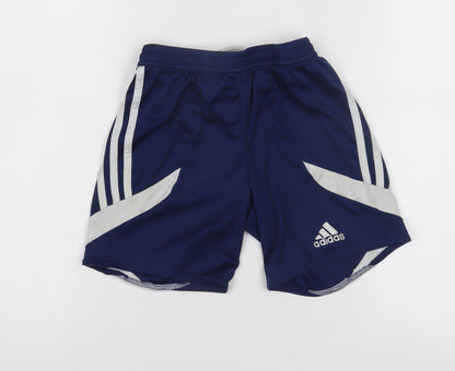Adidas Men's Blue Athletic Shorts S, Gym & Running