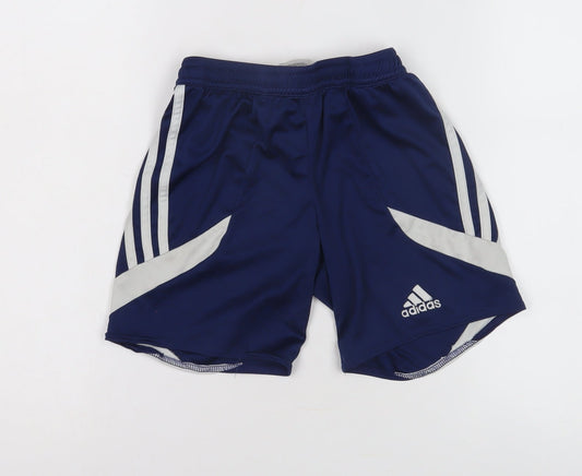 Adidas Men's Blue Athletic Shorts S, Gym & Running