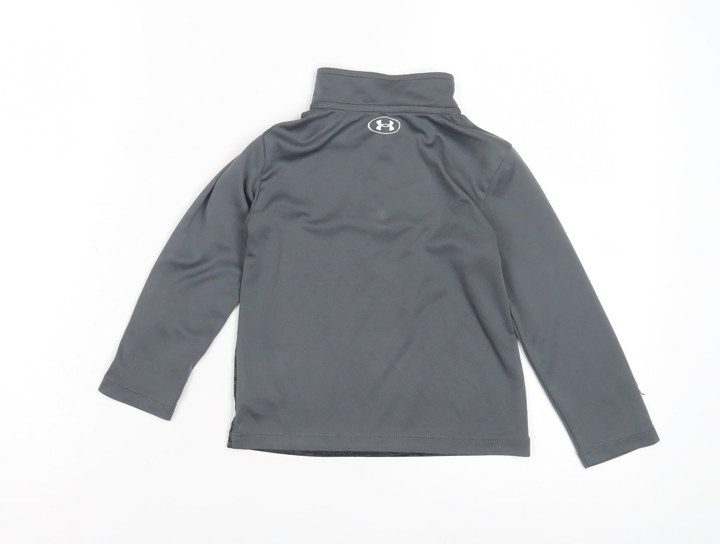 Under Armour Boys Grey 2-3Y Jersey Pullover Activewear Top