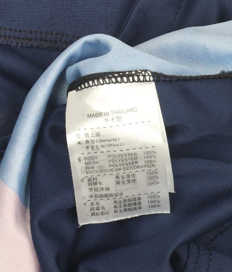 Nike Boys Blue Football Jersey Pullover Short Sleeve Athletic