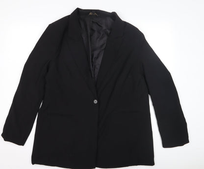 Lipsy Women's Black Blazer, UK 18, Business Wear