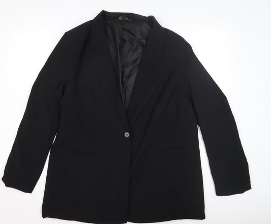 Lipsy Women's Black Blazer, UK 18, Business Wear
