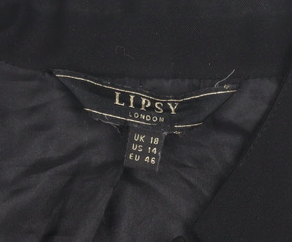 Lipsy Women's Black Blazer, UK 18, Business Wear
