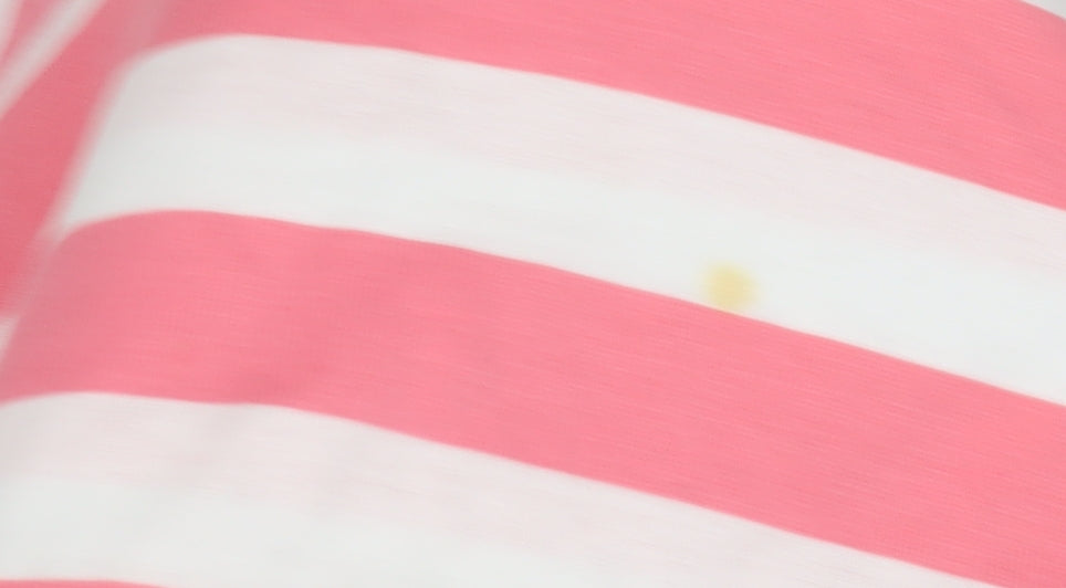 Jasper Conran Women's Pink Striped T-Shirt Size 16