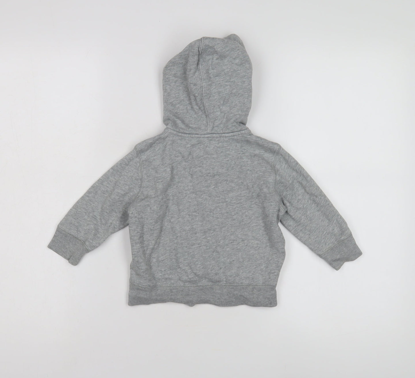GAP Unisex Baby Grey Hoodie 12-18M Cotton Blend Jacket
