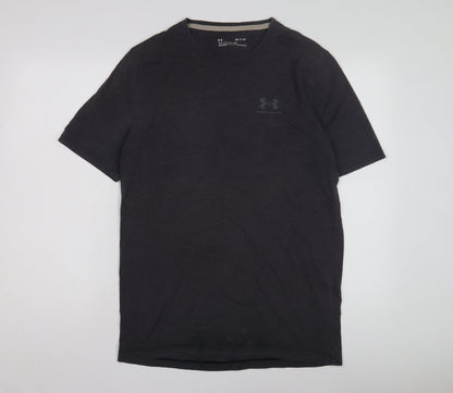 Under Armour Men’s Black T-Shirt M Regular Fit