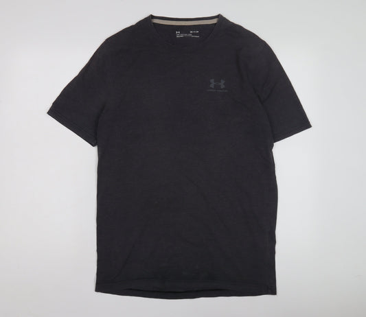 Under Armour Men’s Black T-Shirt M Regular Fit