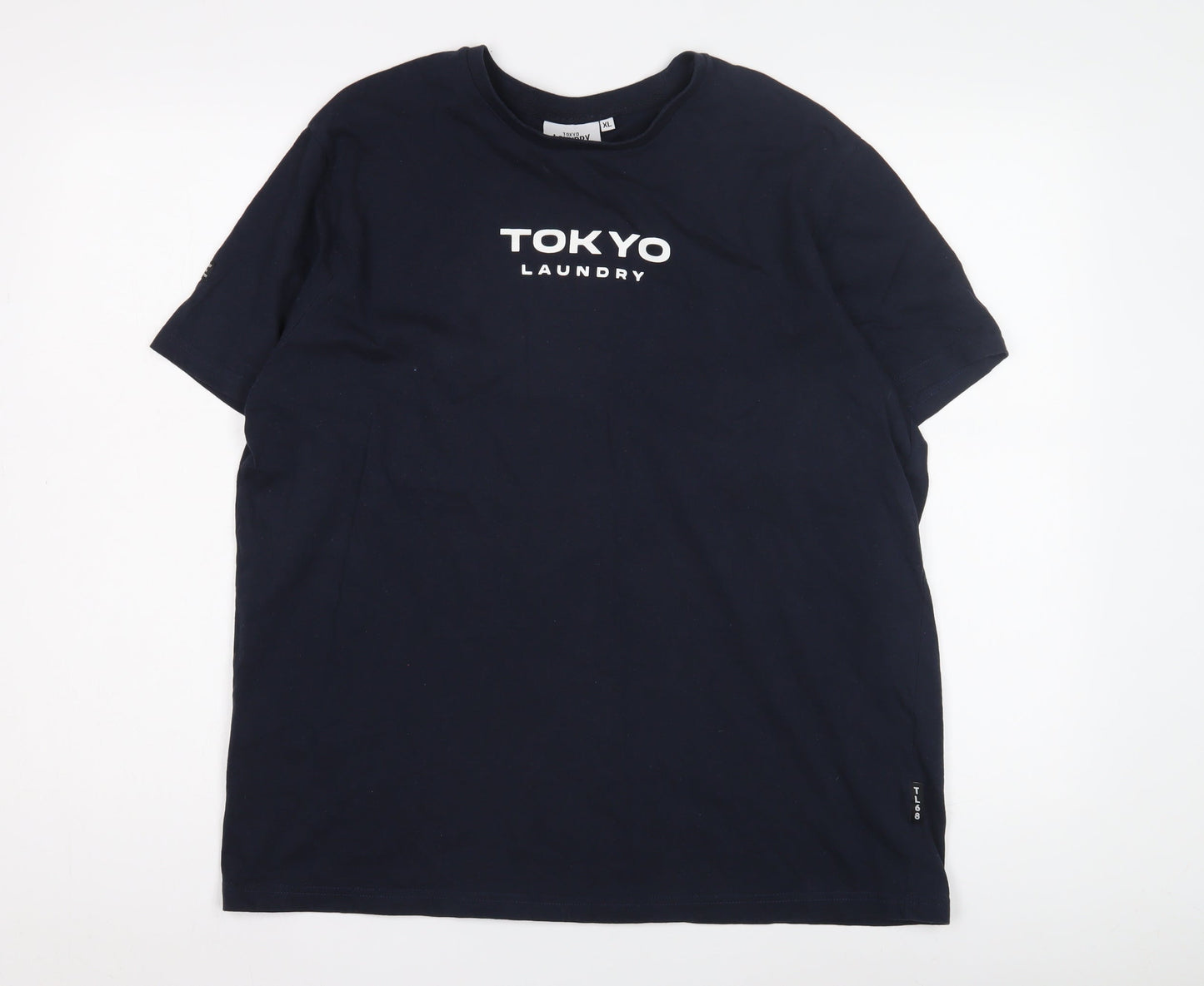 Tokyo Laundry Men's Black XL Crew Neck T-Shirt