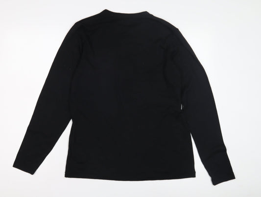 Peter Storm Men's Black Long Sleeve T-Shirt, Size M