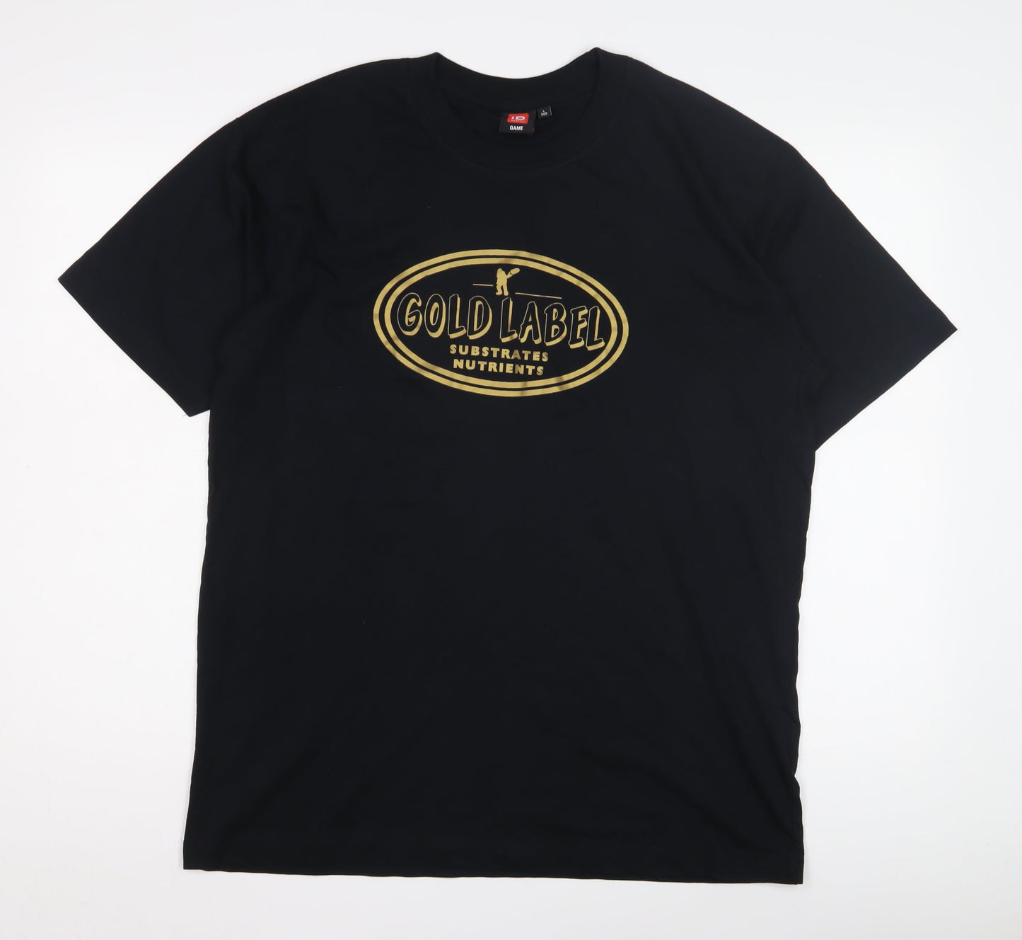 ID Identity Black Unisex Adults L Graphic T-Shirt