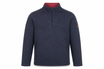 Mens UK Size L Trespass Blue 1/2 Zip Sweatshirt