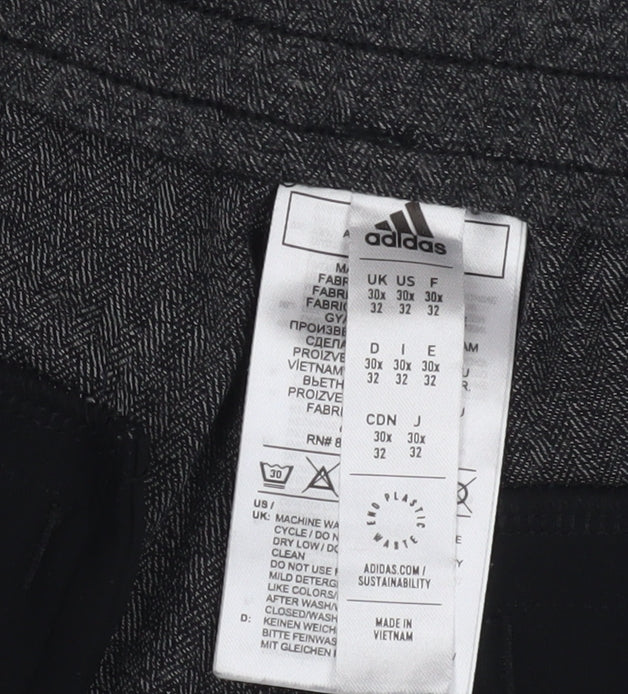 Adidas Men's Grey Jogger Trousers, Medium, Casual