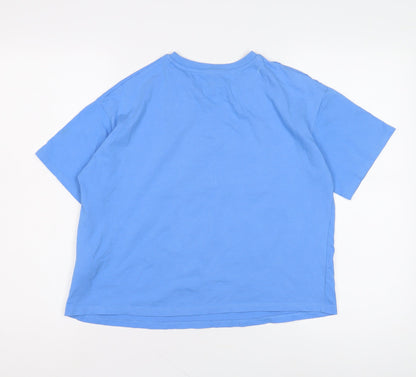 Blue Barbie Girls T-Shirt, 13-14 Years, Graphic Print, Cotton