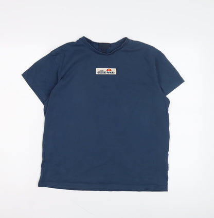 Ellesse Boys Navy T-Shirt, Size 13/14, Classic Logo Style