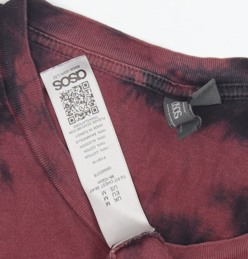 Mens UK Size M ASOS Red  T-Shirt