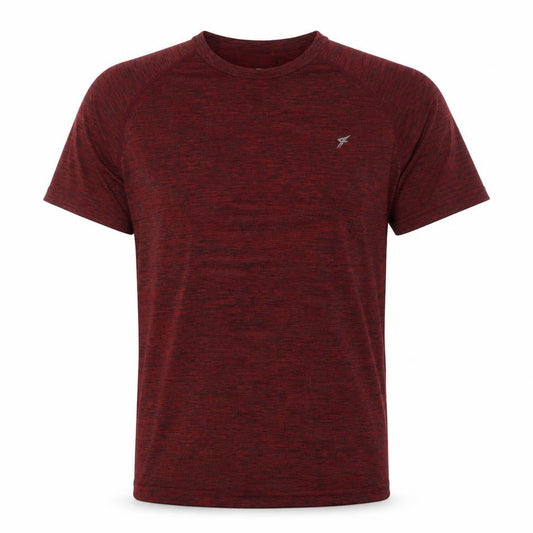 WORK OUT Men's Red Short Sleeve Crew Neck T-Shirt M