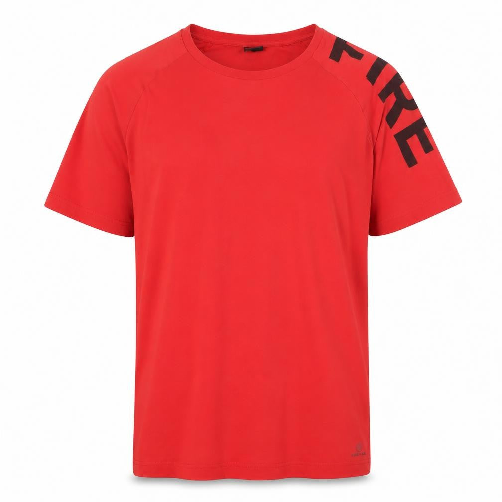 Fire+Ice Men's Red XL T-Shirt, Crew Neck, Solid