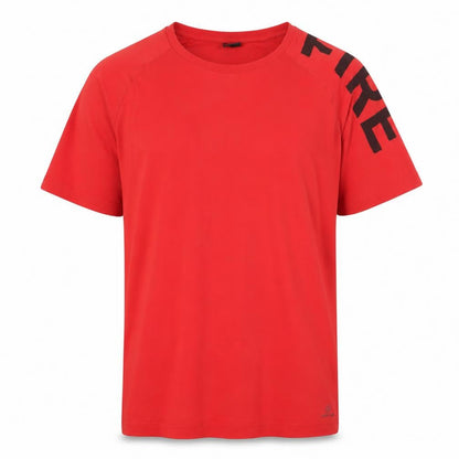 Fire+Ice Men's Red XL T-Shirt, Crew Neck, Solid