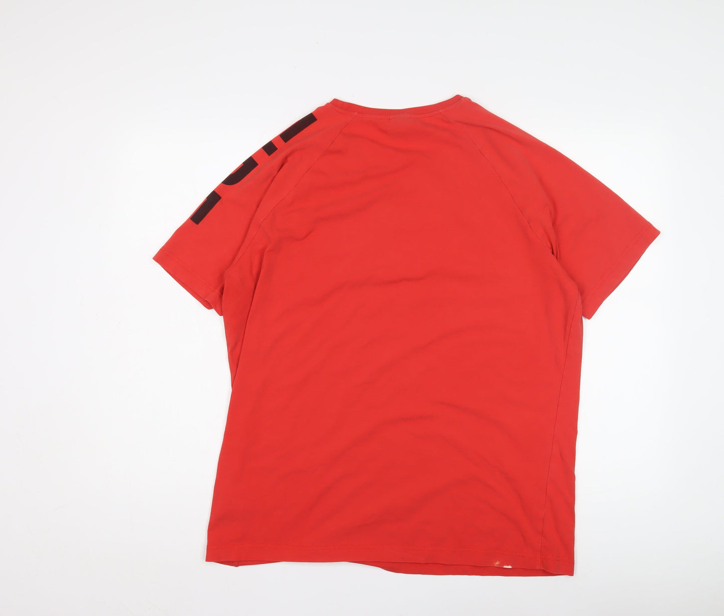 Fire+Ice Men's Red XL T-Shirt, Crew Neck, Solid