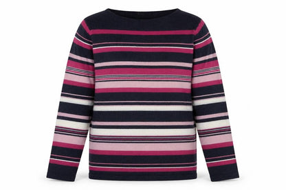 Womens UK Size 10 Isle Essentials Multicoloured Pullover Jumper