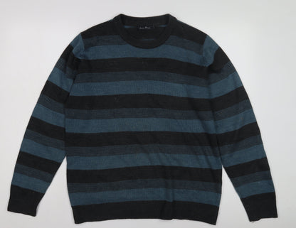 James Pringle Men's Striped Pullover Jumper M
