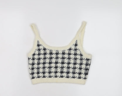 Womens UK Size M NA-KD Multicoloured Cropped Tank