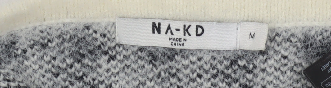 Womens UK Size M NA-KD Multicoloured Cropped Tank