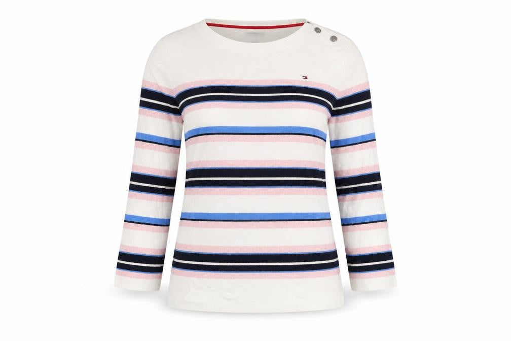 Womens UK Size XS Tommy Hilfiger Multicoloured Pullover Jumper