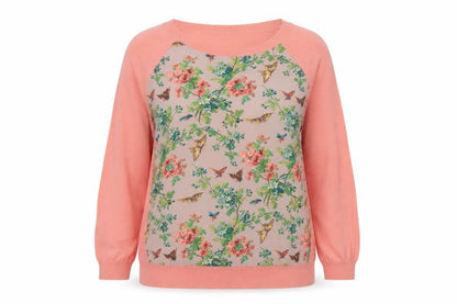 Womens UK Size M Oasis Pink Pullover Jumper