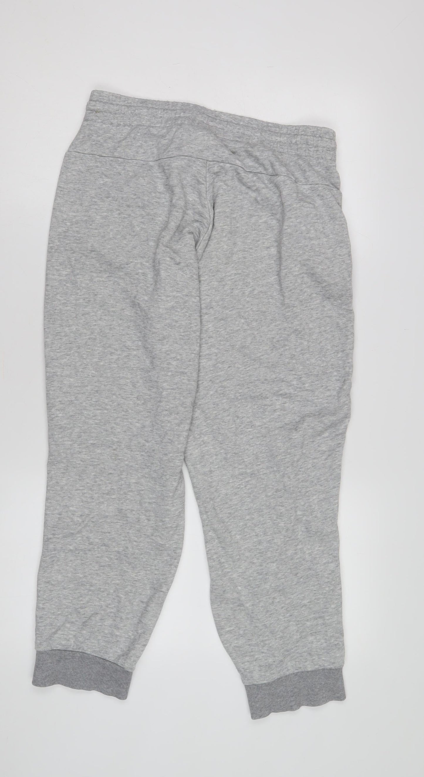 Adidas Women's Grey Jogger Trousers - Size 12-14