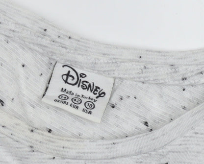 Womens UK Size 14 Disney Grey  T-Shirt