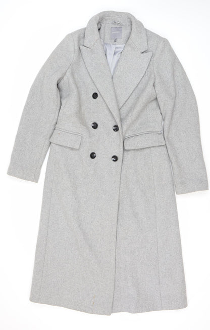 Principles Women's Grey Overcoat, Size 12
