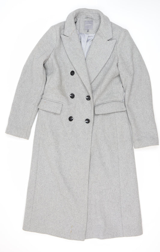 Principles Women's Grey Overcoat, Size 12