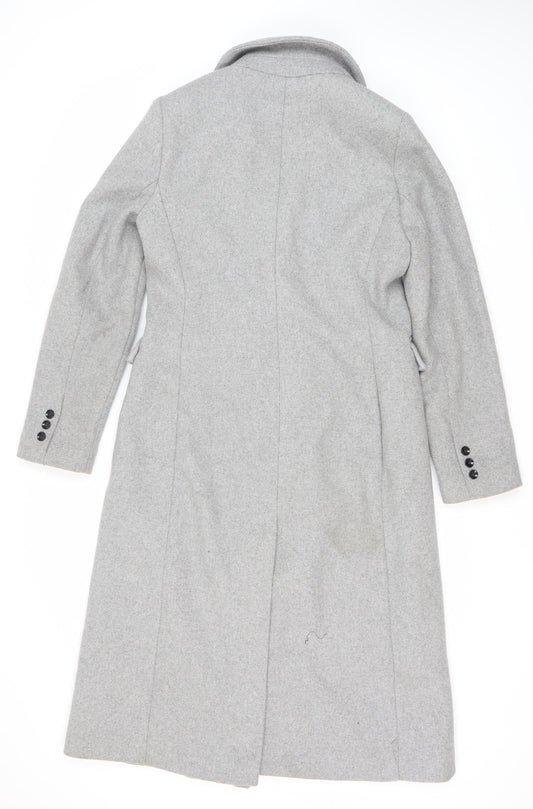 Principles Women's Grey Overcoat, Size 12