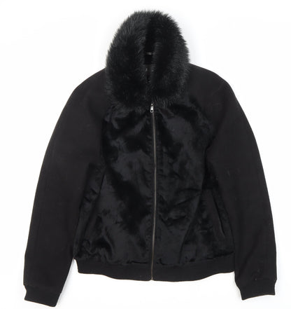 Womens UK Size 14 South Black Basic Jacket