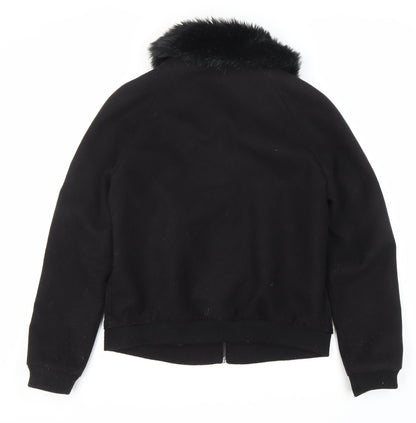 Womens UK Size 14 South Black Basic Jacket