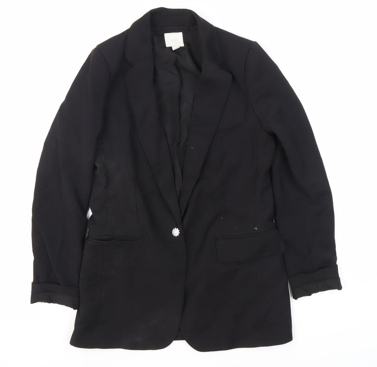 H&M Women's Black Blazer Size 6 Business Wear