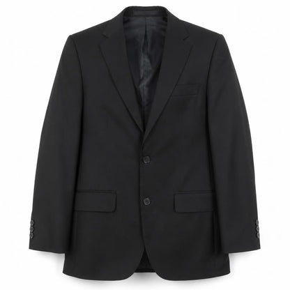 Men's Black Short Blazer 34 Single-Breasted