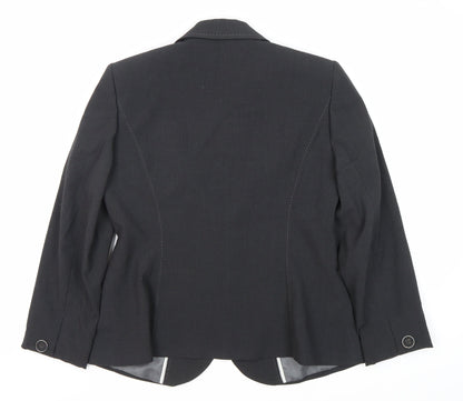 Marks and Spencer Women's Black Blazer - Size 14