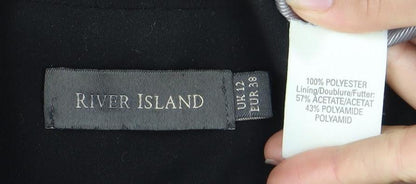 River Island Women’s Black Suit Jacket Size 12