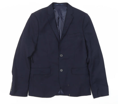 H&M Men's Blue Blazer, Size M, Business Jacket