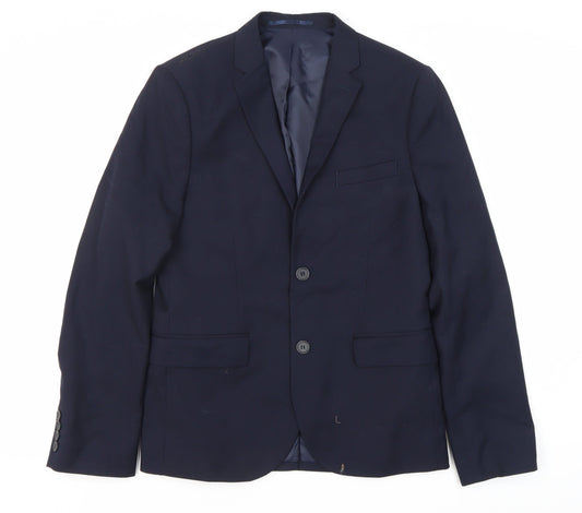 H&M Men's Blue Blazer, Size M, Business Jacket