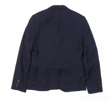 H&M Men's Blue Blazer, Size M, Business Jacket